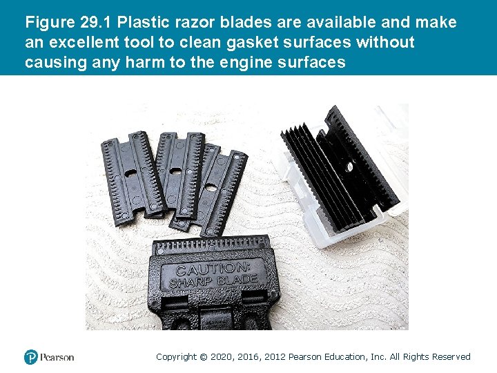 Figure 29. 1 Plastic razor blades are available and make an excellent tool to
