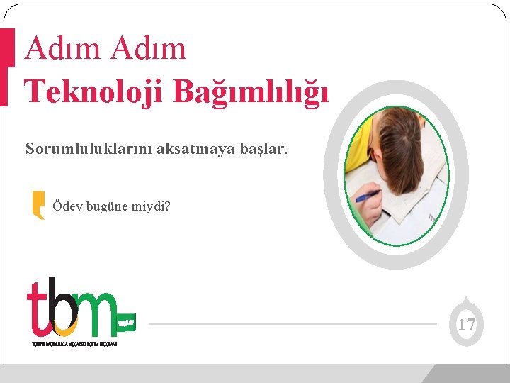 Adım Teknoloji Bağımlılığı Sorumluluklarını aksatmaya başlar. Ödev bugüne miydi? 17 