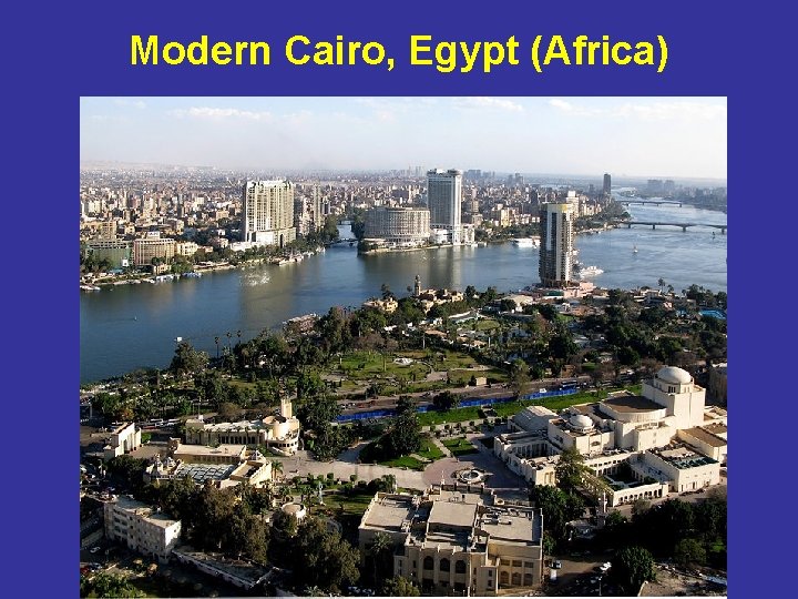 Modern Cairo, Egypt (Africa) 