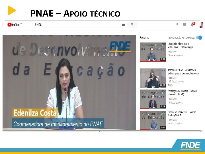 PNAE – APOIO TÉCNICO 