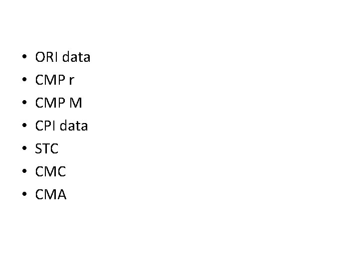  • • ORI data CMP r CMP M CPI data STC CMA 