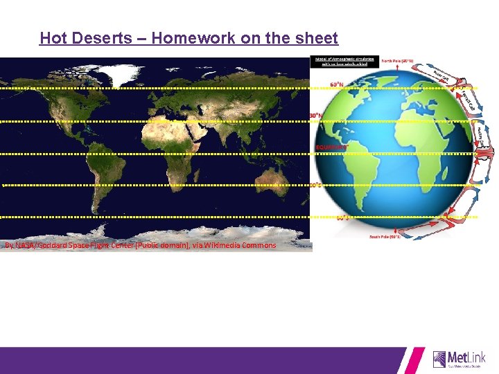 Hot Deserts – Homework on the sheet By NASA/Goddard Space Flight Center [Public domain],