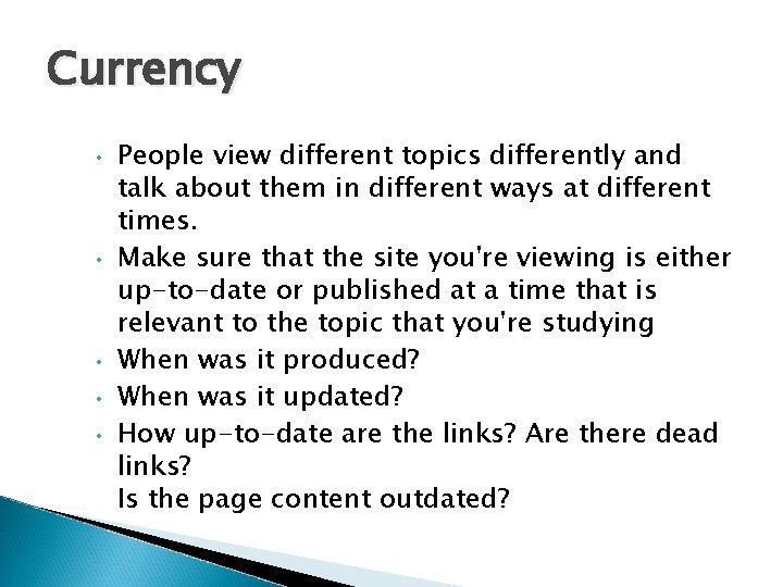 Currency • • • People view different topics differently and talk about them in