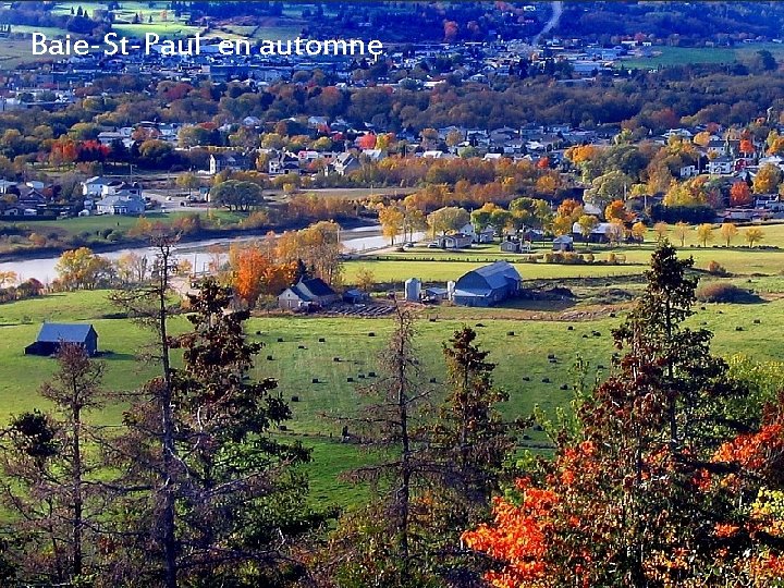 Baie-St-Paul en automne 
