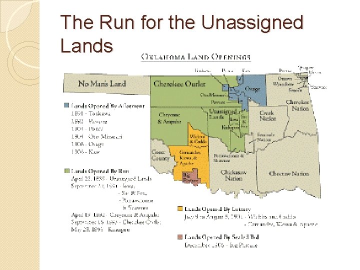 The Run for the Unassigned Lands 