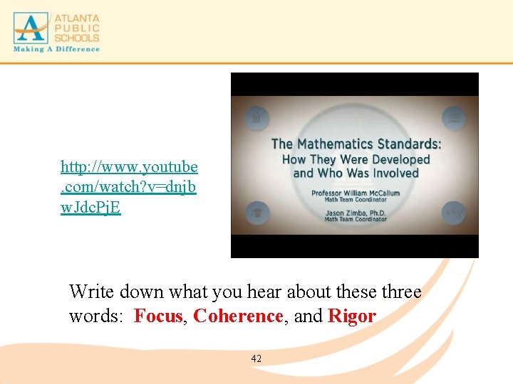 http: //www. youtube. com/watch? v=dnjb w. Jdc. Pj. E Write down what you hear