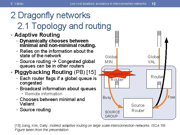 E. Vallejo Low cost deadlock avoidance in interconnection networks 12 2 Dragonfly networks 2.