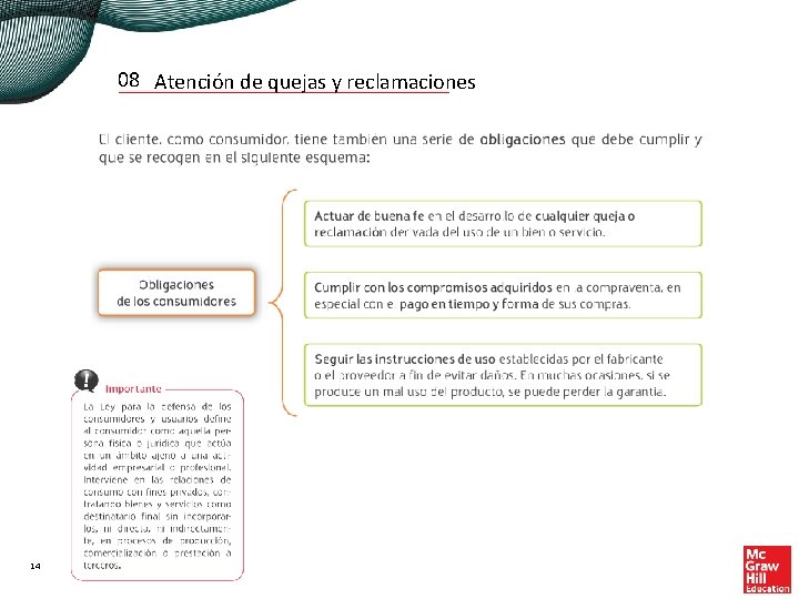 08 Atención de quejas y reclamaciones 14 