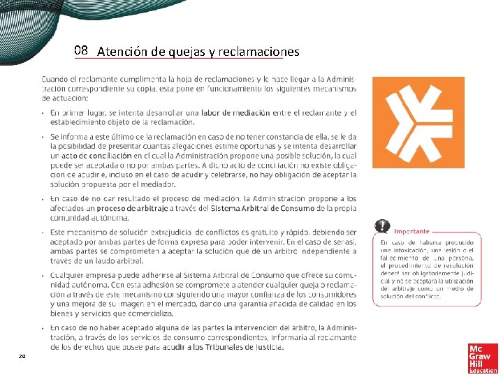 08 Atención de quejas y reclamaciones 20 