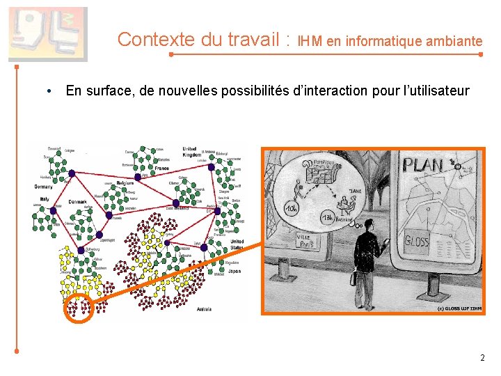 Contexte du travail : IHM en informatique ambiante • En surface, de nouvelles possibilités