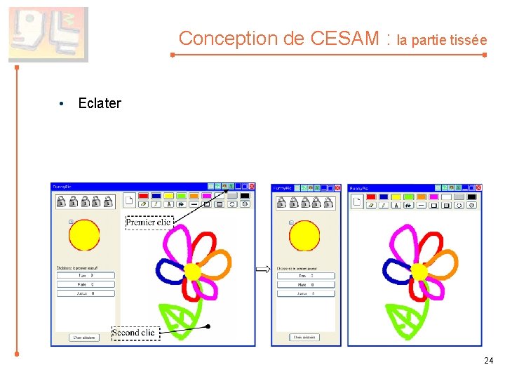 Conception de CESAM : la partie tissée • Eclater 24 