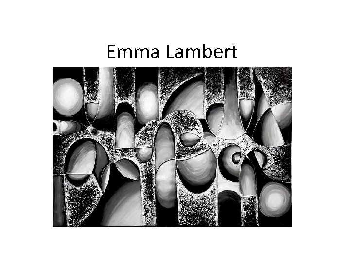 Emma Lambert Emma Lambert