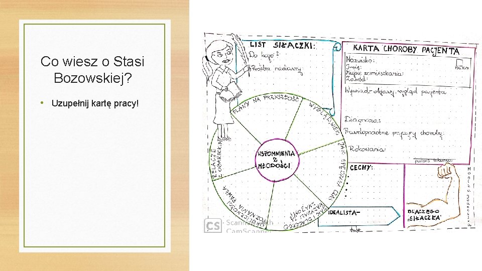 Co wiesz o Stasi Bozowskiej? • Uzupełnij kartę pracy! 