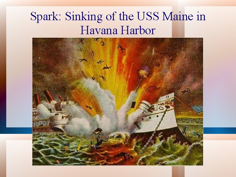 Spark: Sinking of the USS Maine in Havana Harbor 