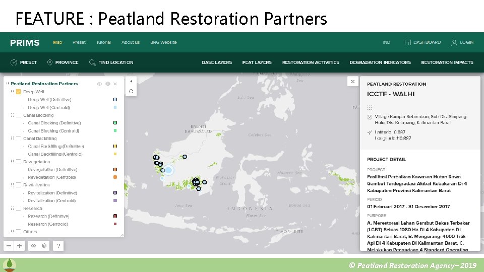 FEATURE : Peatland Restoration Partners © Peatland Restoration Agency– 2019 
