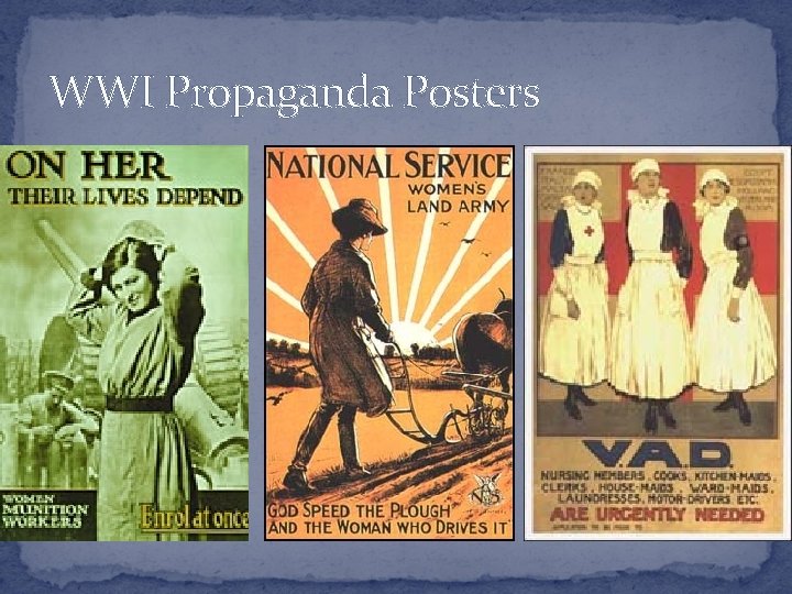 WWI Propaganda Posters 