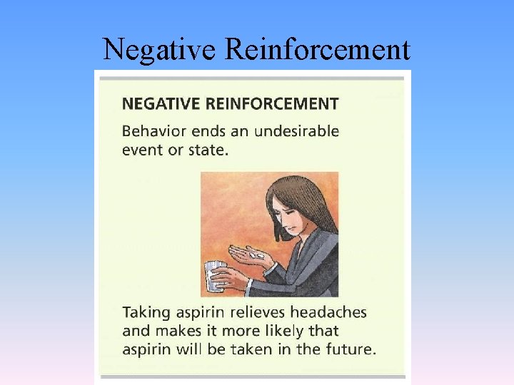 Negative Reinforcement 
