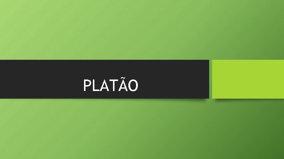 PLATÃO 