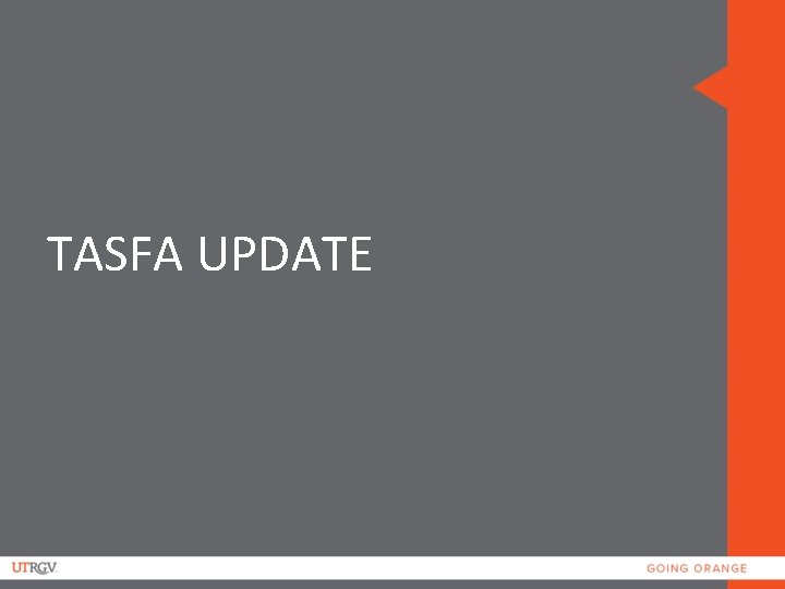 TASFA UPDATE 