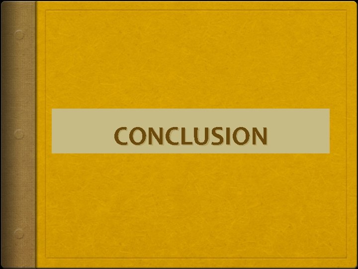 CONCLUSION 
