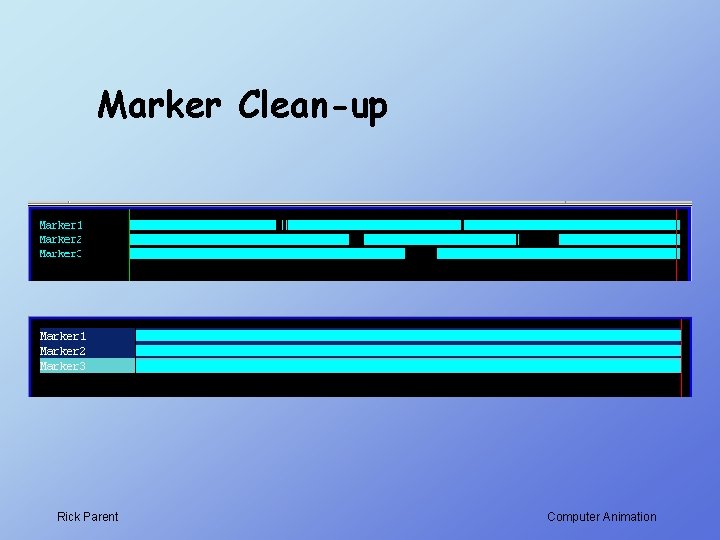 Marker Clean-up Rick Parent Computer Animation 