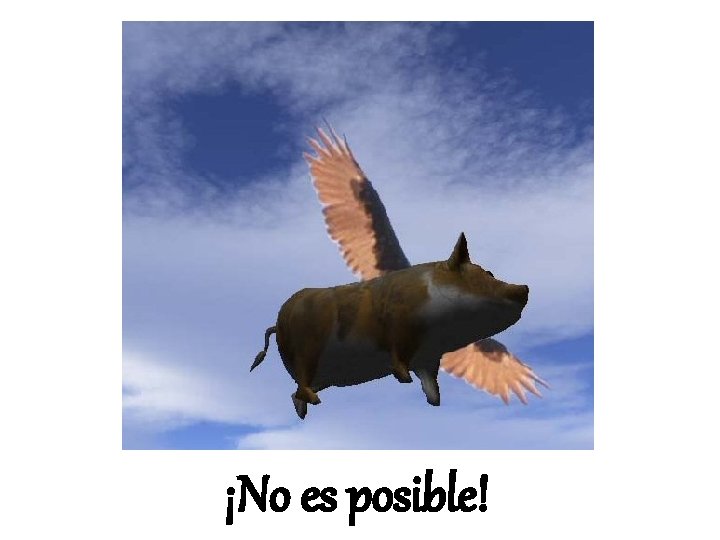 ¡No es posible! 