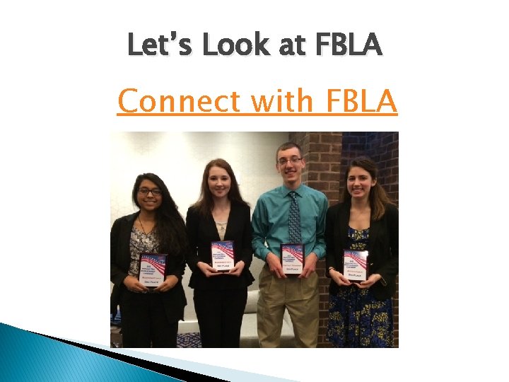 Let’s Look at FBLA Connect with FBLA 