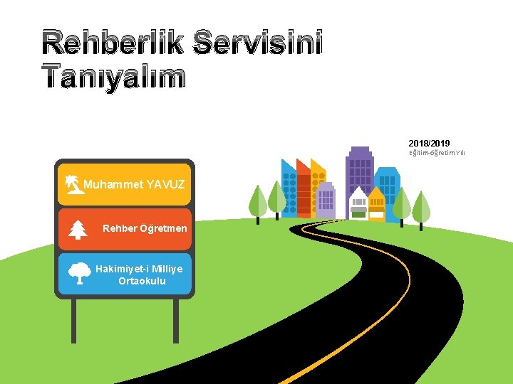Rehberlik Servisini Tanıyalım 2018/2019 Eğitim-öğretim Yılı Muhammet YAVUZ Rehber Öğretmen Hakimiyet-i Milliye Ortaokulu 