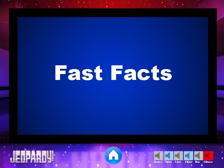 Fast Facts Theme Timer Lose Cheer Boo Silence 
