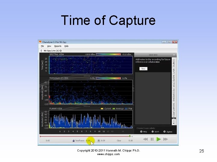 Time of Capture Copyright 2010 -2011 Kenneth M. Chipps Ph. D. www. chipps. com