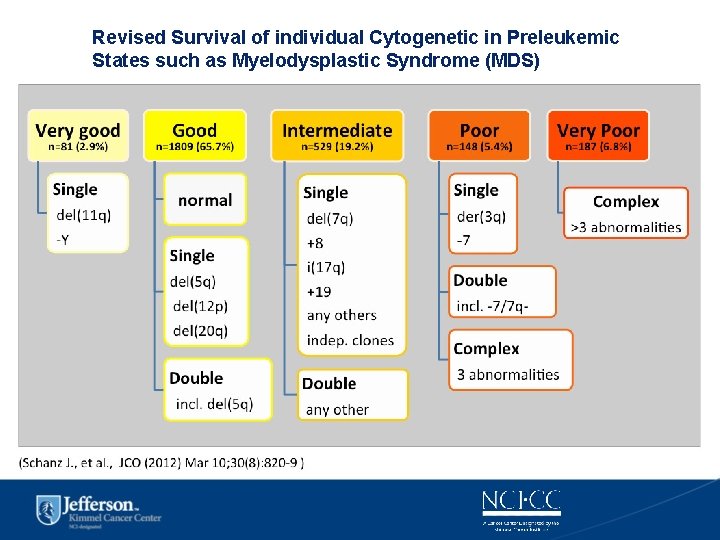 Revised Survival of individual Cytogenetic in Preleukemic States such as Myelodysplastic Syndrome (MDS) 