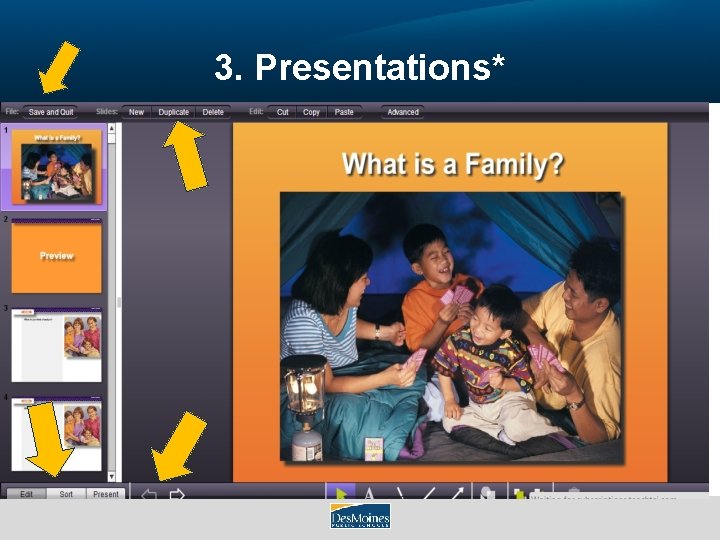 3. Presentations* 