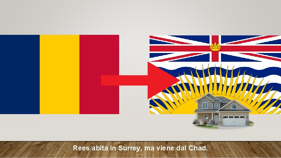 Rees abita in Surrey, ma viene dal Chad. 