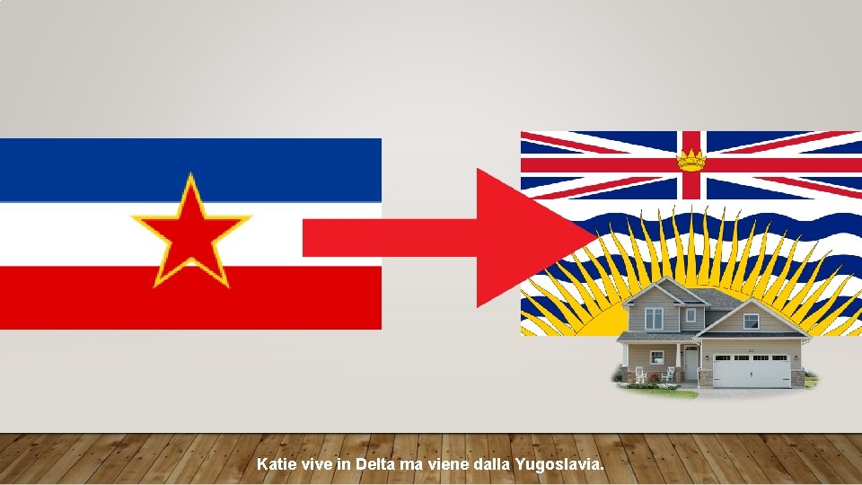 Katie vive in Delta ma viene dalla Yugoslavia. 