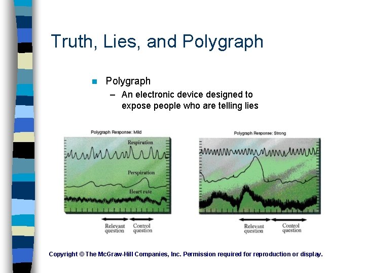 Truth, Lies, and Polygraph n Polygraph – An electronic device designed to expose people Truth, Lies, and Polygraph n Polygraph – An electronic device designed to expose people