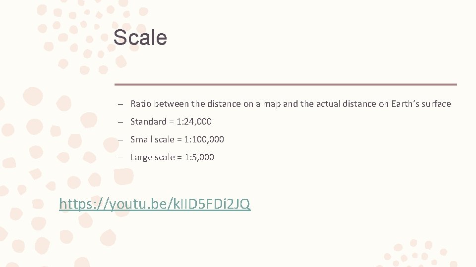 Scale – Ratio between the distance on a map and the actual distance on Scale – Ratio between the distance on a map and the actual distance on