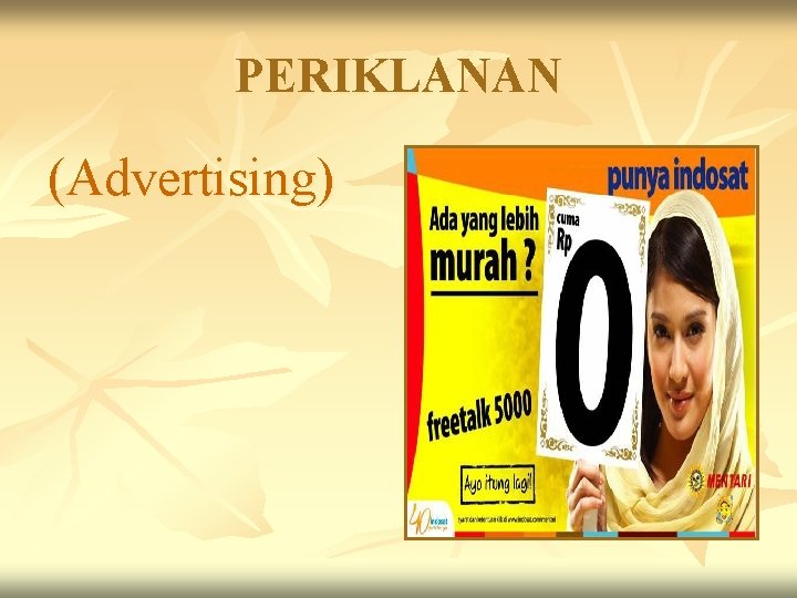 PERIKLANAN (Advertising) 