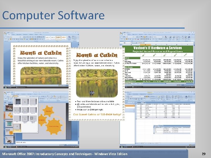 Computer Software Microsoft Office 2007: Introductory Concepts and Techniques - Windows Vista Edition 29