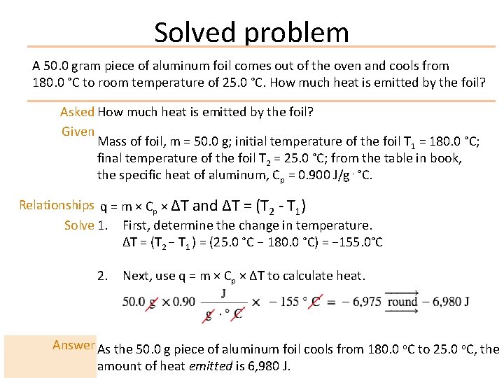 Solved problem A 50. 0 gram piece of aluminum foil comes out of the