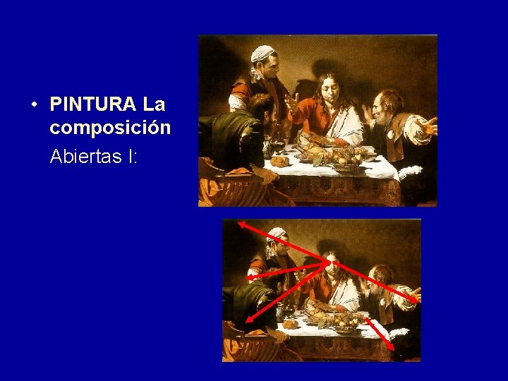  • PINTURA La composición Abiertas I: 