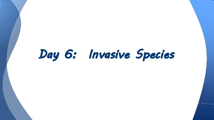 Day 6: Invasive Species 