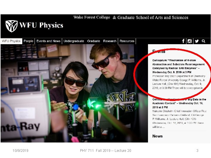 10/9/2019 PHY 711 Fall 2019 -- Lecture 20 3 