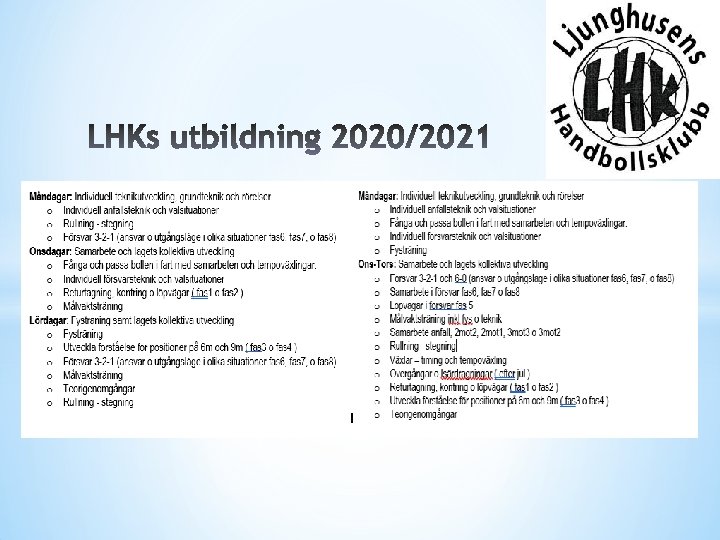 LHKs utbildning 2020/2021 