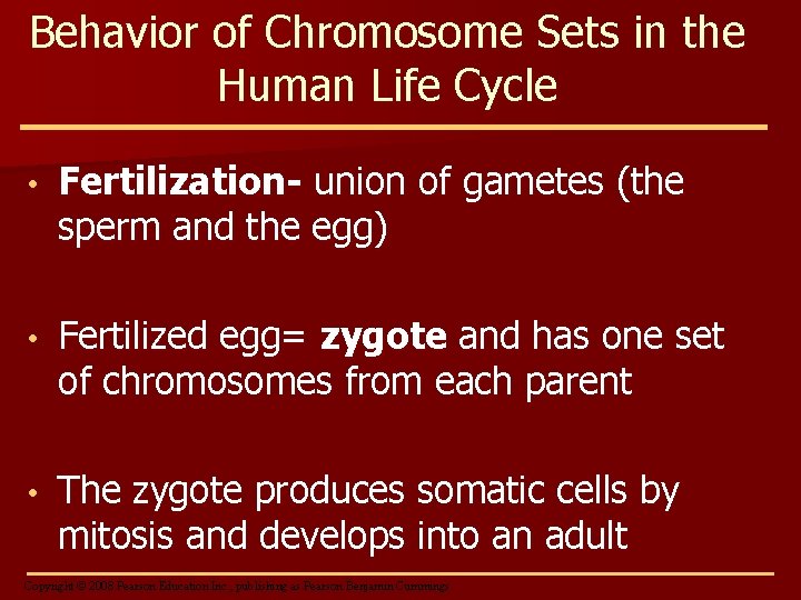 Chapter 13 Meiosis and Sexual Life Cycles Living