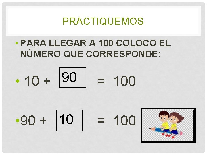 OPERACIONES SUMAS Y RESTAS QUE DAN COMO RESULTADO