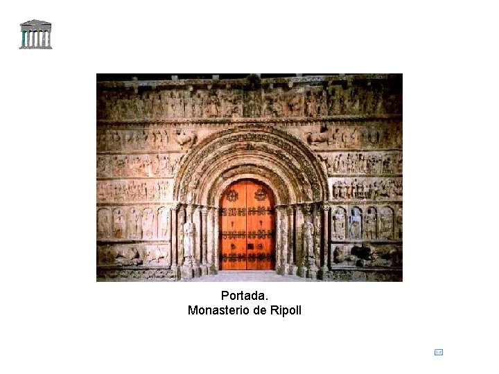 Portada. Monasterio de Ripoll 