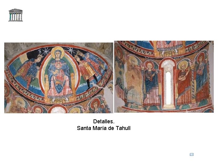 Detalles. Santa María de Tahull 