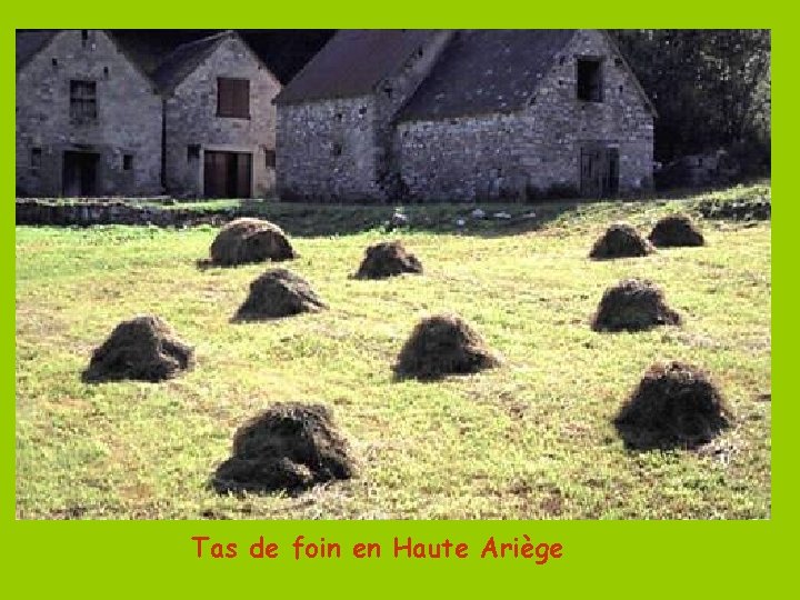 Tas de foin en Haute Ariège 