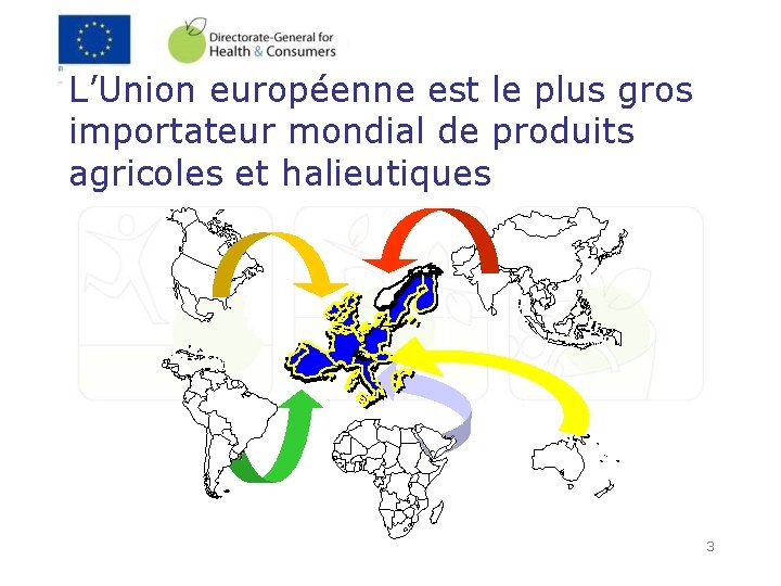 L’Union européenne est le plus gros importateur mondial de produits agricoles et halieutiques 3