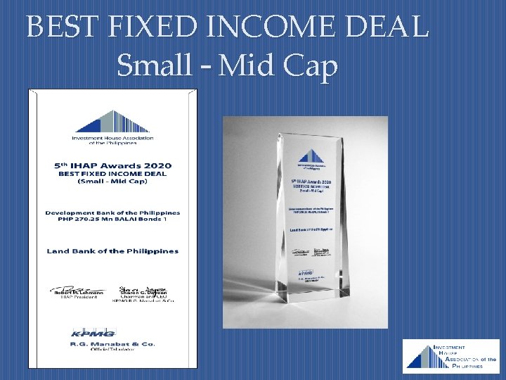 BEST FIXED INCOME DEAL Small – Mid Cap 